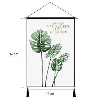 ボタニカル　タペストリー　ボタニカルアート　植物　インテリア　布地 楽天市場】タペストリー ボタニカル 北欧 おしゃれ ナチュラル